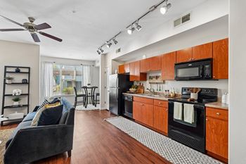 Full black appliance kitchen package
